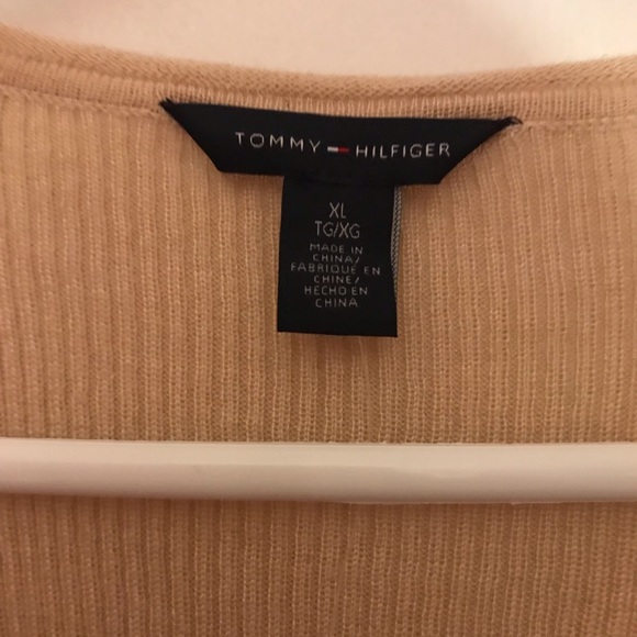NWT Cream Tommy Hilfiger Cardigan - Picture 6 of 6